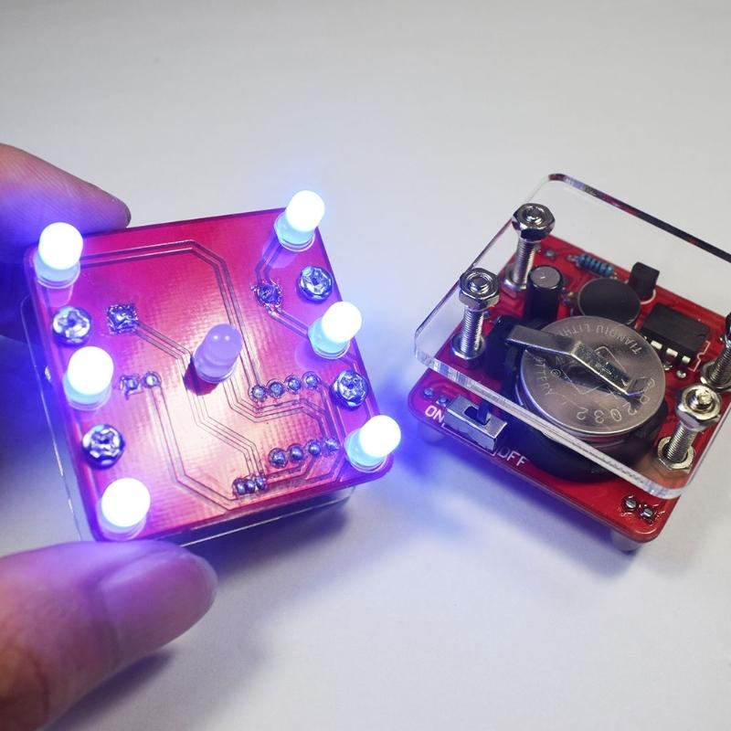 Best Diy Electronics Kits - Swing Shaking LED-Würfel-Set, atmender LED-Effekt mit