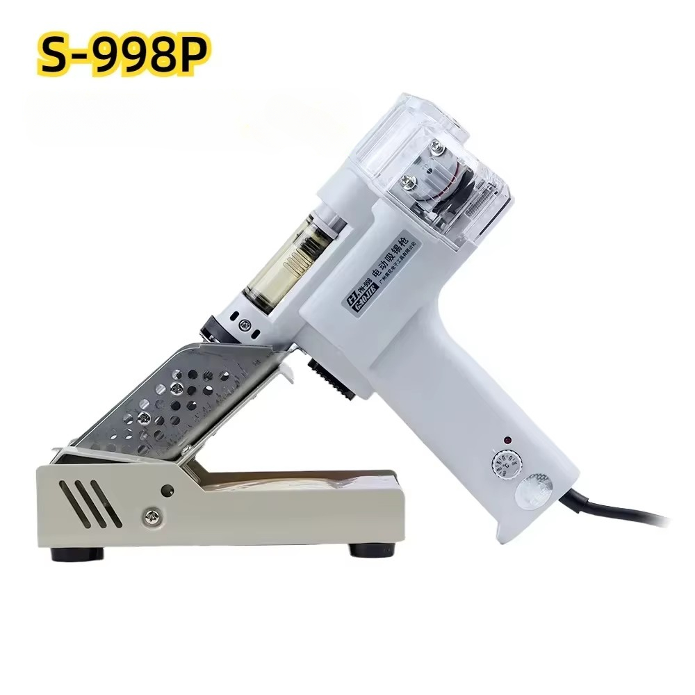 Desoldering Pump Solder - S-998P Elektrische Entlötpistole mit Doppelpumpe, 100
