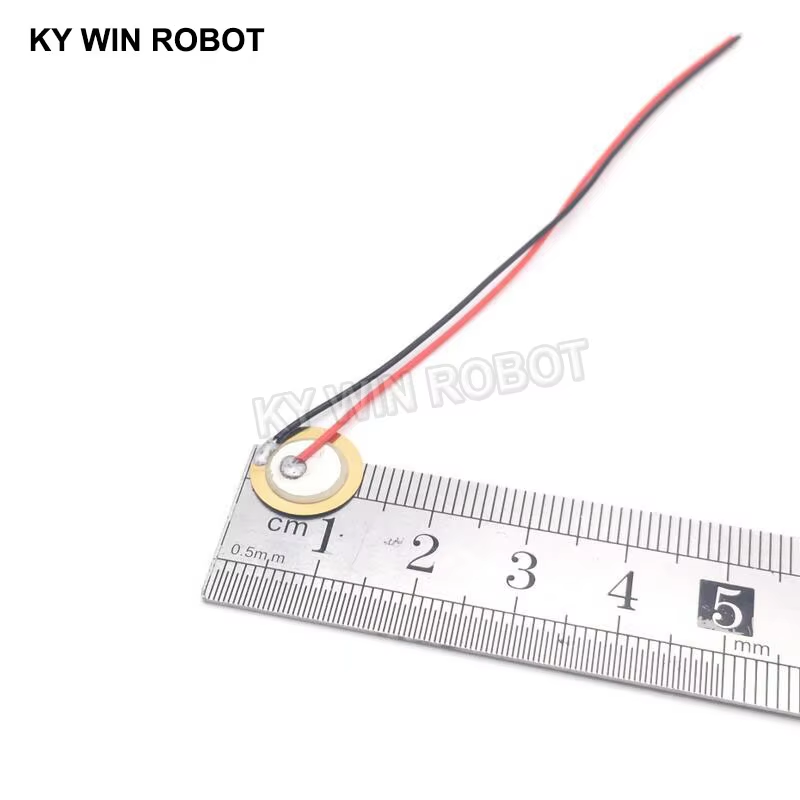 Diy In Electronics - 10 Stück piezoelektrische Piezo-Keramik-Wafer-Platten, Durchmesser 12