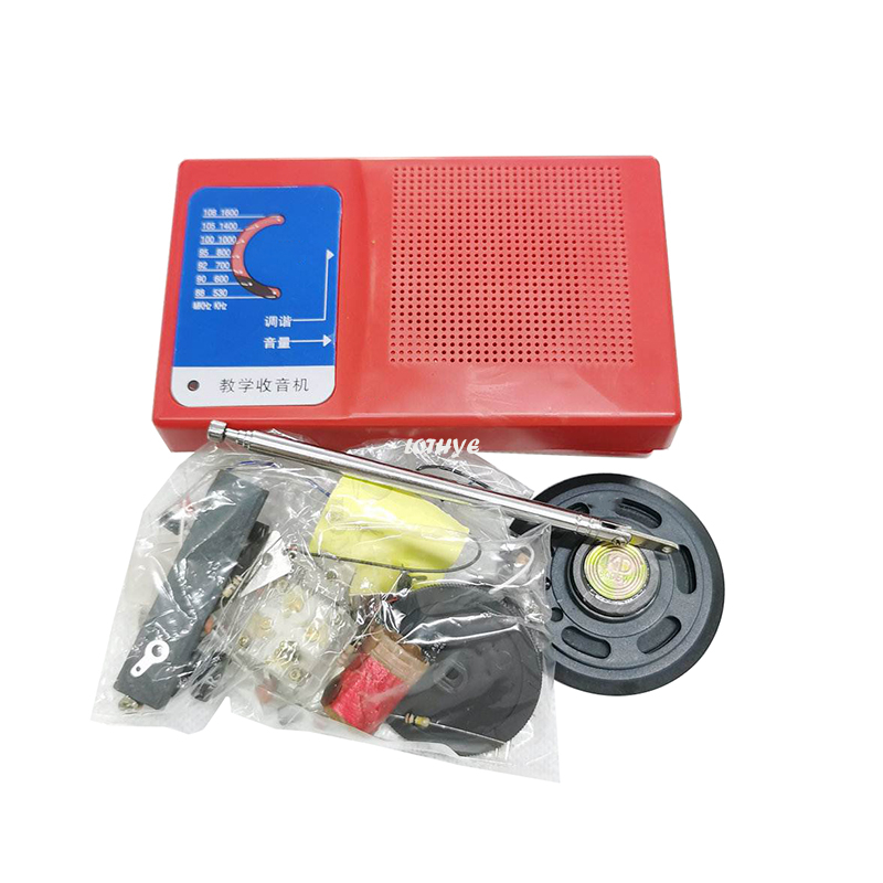 Diy Electronics Parts - FM AM Tragbares Radio-Unterrichtsexperiment-Set, DIY-Elektronik-Kit, Teile,