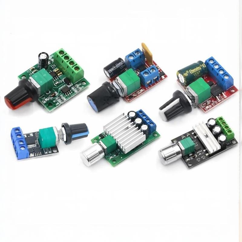 Diy Electronics Motor - PWM-Gleichstrommotor-Drehzahlregler mit Einstellknopf, stabil: Leistung für