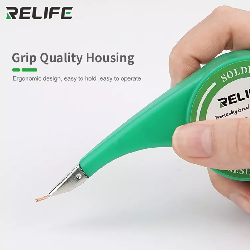 Desoldering Pump Solder - RELIFE Entlötgeflecht, Anti-Hot-Entlötdocht, präzises Kontrollgeflecht zum