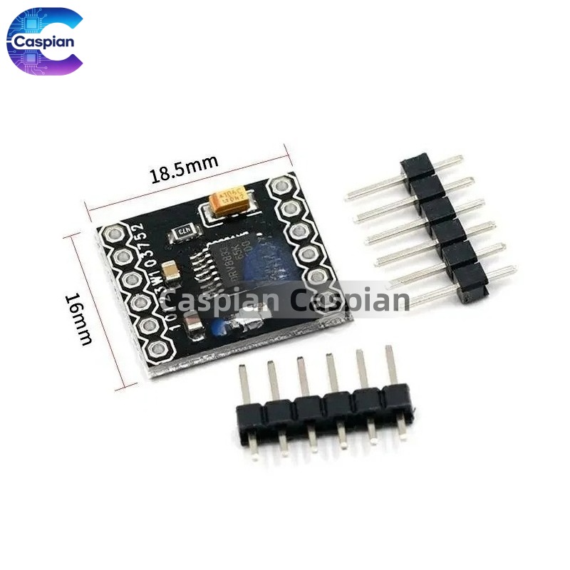 Diy Electronics Motor - DRV8833 2-Kanal DC-Motortreiber-Modulplatine 1,5A 3V-10V H-Brücke