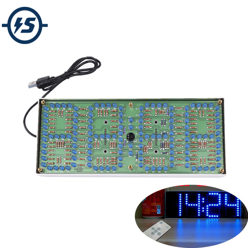 Diy Electronics India - ECL-132 DIY Kit Blau Uhr Bildschirm