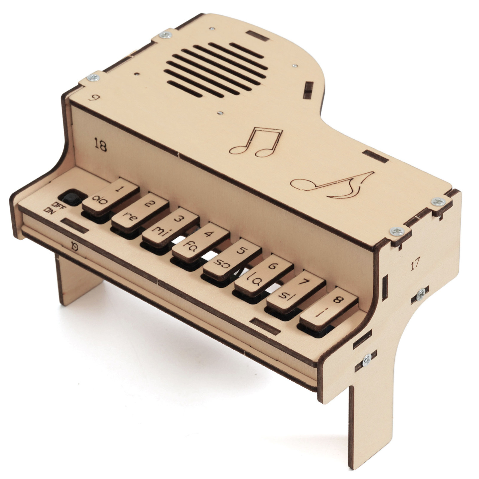 DIY Holz Elektronisches Klavie – Diy Electronics Parts Bewertung und Preis