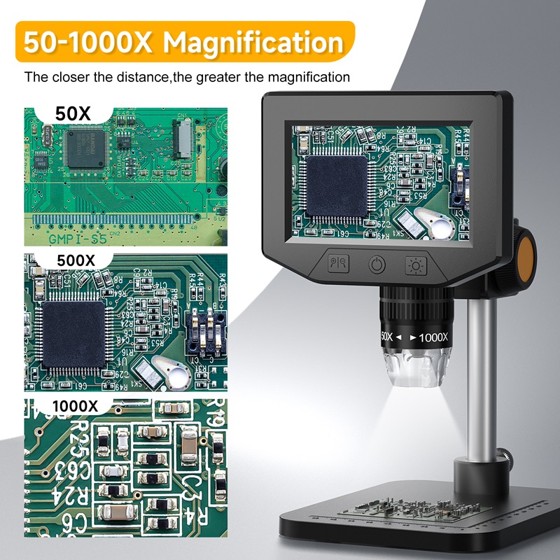 Mikroskopkamera 4,3'' Bildschi – Diy Electronics Microscope Bewertung und Preis