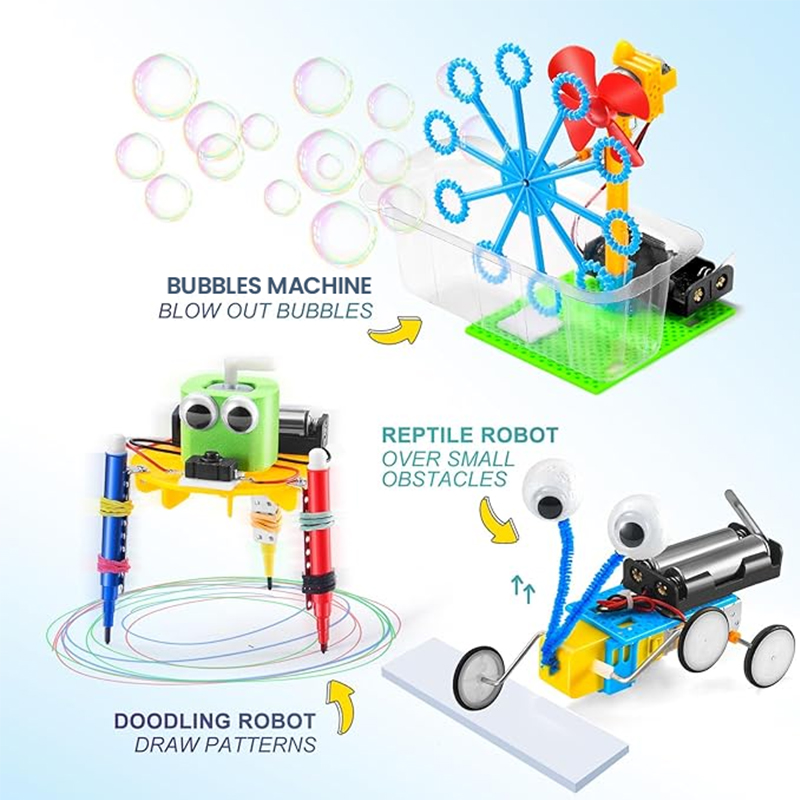 6-teiliges Robotik-Set Wissens – Diy Electronics Motor Bewertung und Preis
