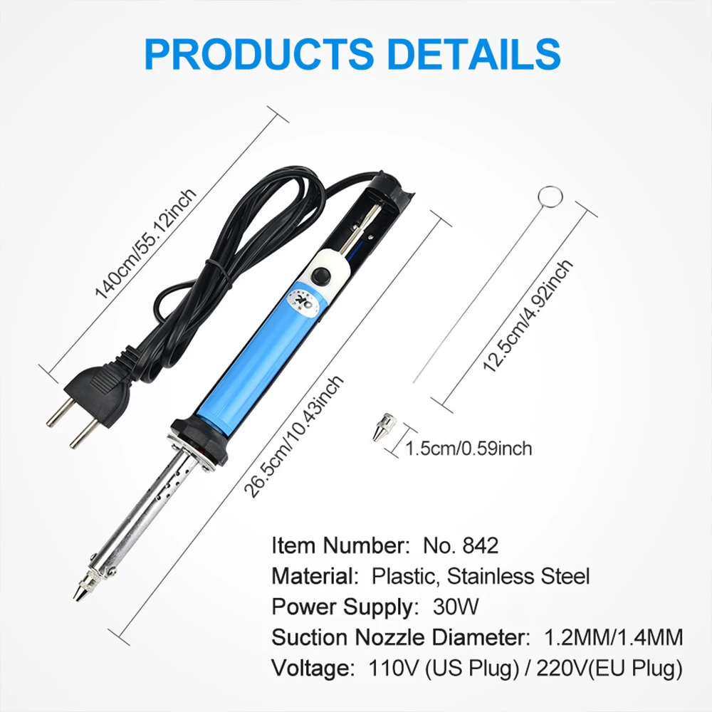 2-in-1 Elektrischer Lötsauger  – Desoldering Pump Solder Bewertung und Preis