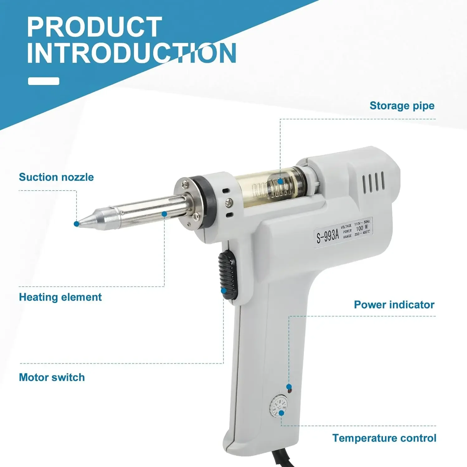 S-998P Elektrische Entlötpisto – Desoldering Pump Solder Bewertung und Preis