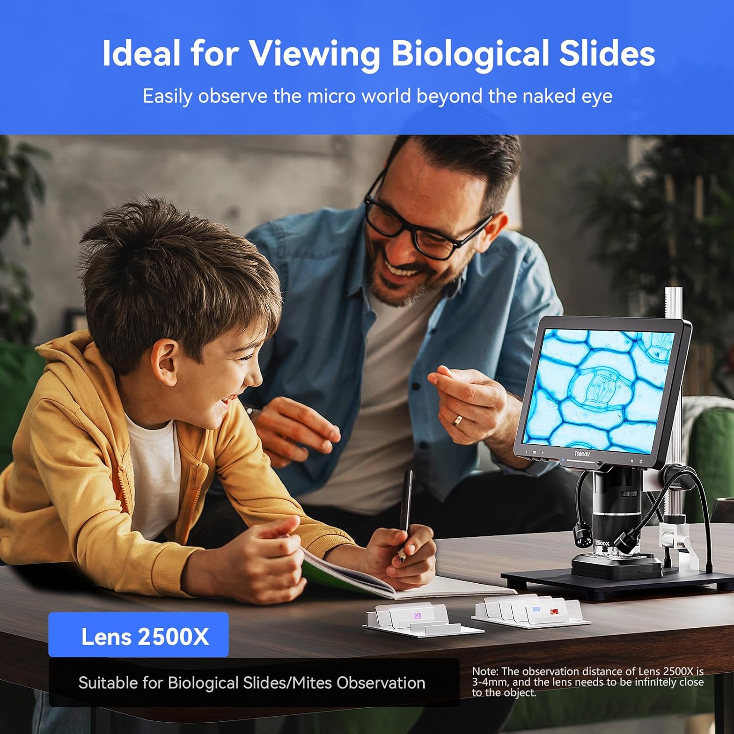TOMLOV 3-Linsen-Digitalmikrosk – Diy Electronics Microscope Bewertung und Preis