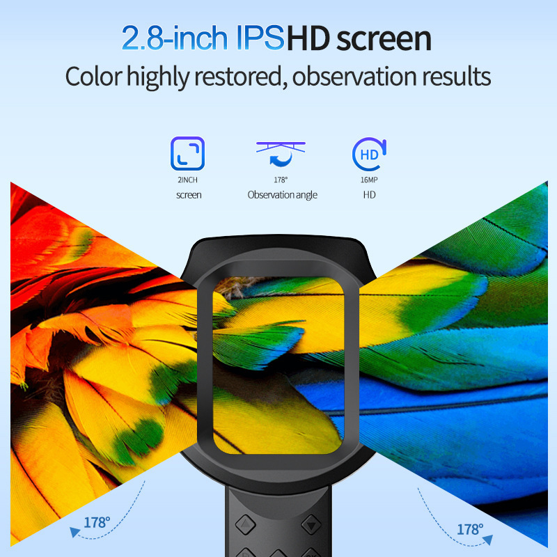 2,8'' IPS Digital-Lupe Full HD – Diy Electronics Microscope Bewertung und Preis