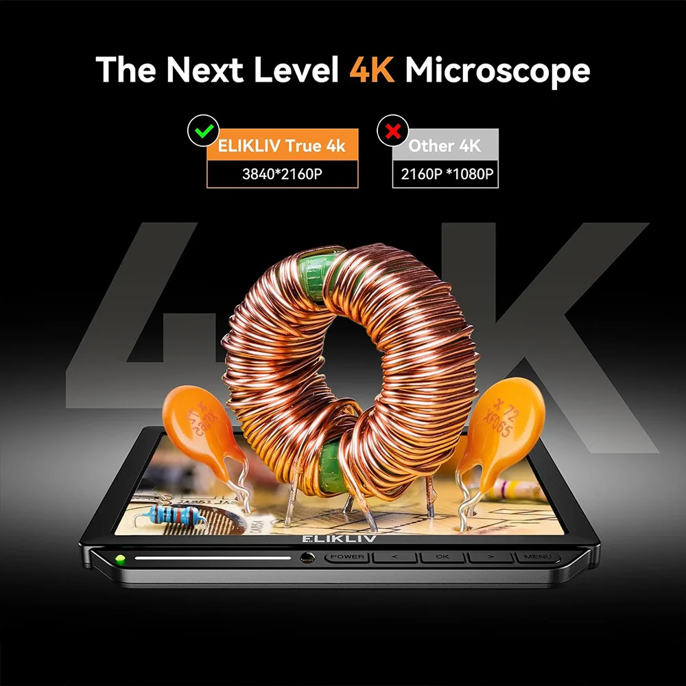 Elikliv EM4K 4K Digitalmikrosk – Diy Electronics Microscope Bewertung und Preis
